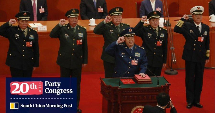 본문 이미지 - 장여우샤 중국 중앙군사위원회 제2부주석(72). 홍콩 사우스차이나모닝포스트(SCMP) 트위터 캡쳐