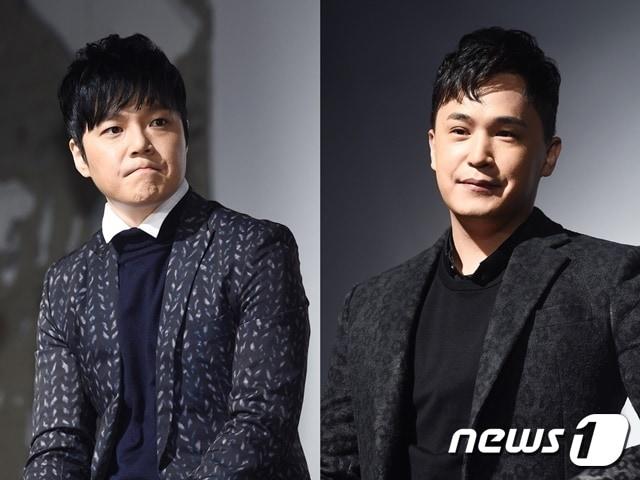 본문 이미지 - 엠씨더맥스 전민혁(왼쪽), 이수/뉴스1 DB