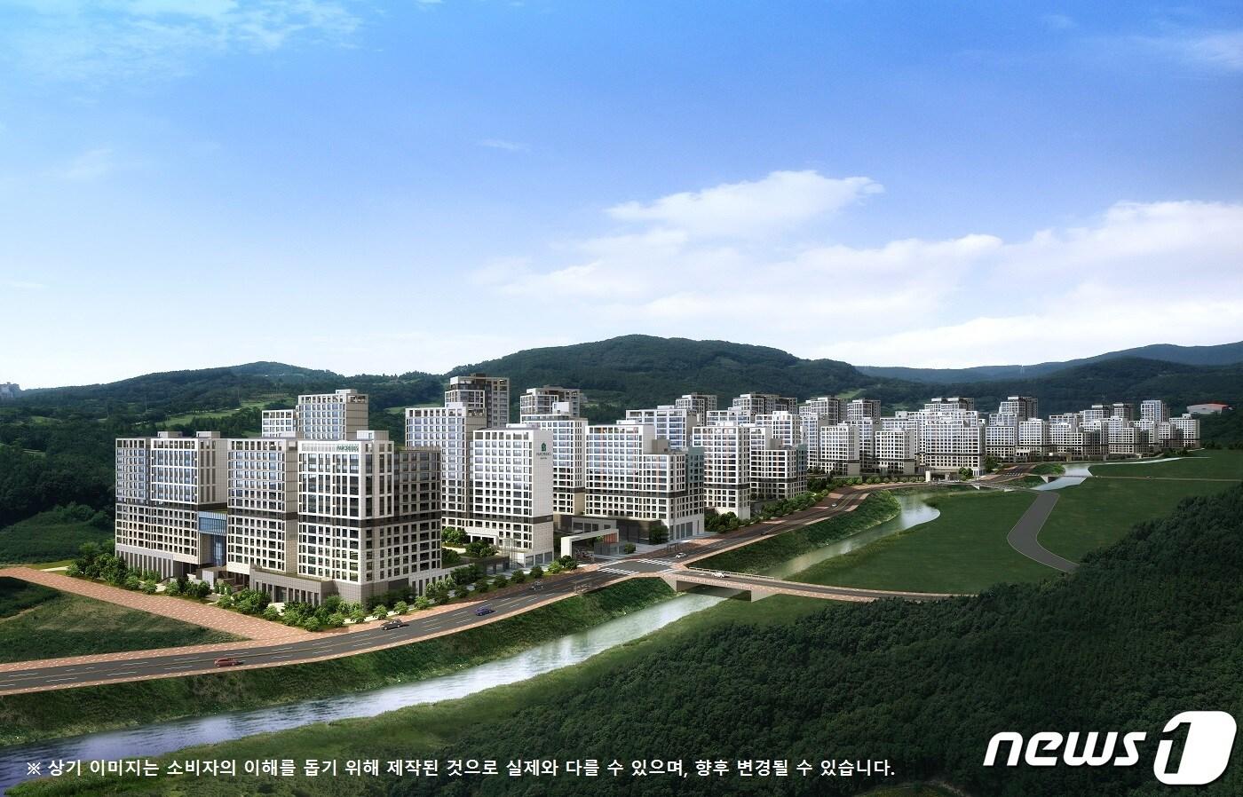  동탄 파크릭스 투시도 