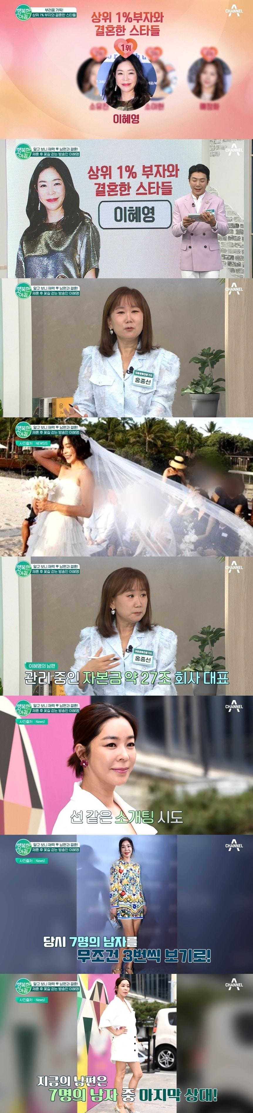 본문 이미지 - 채널A '행복한 아침' 방송 화면 캡처