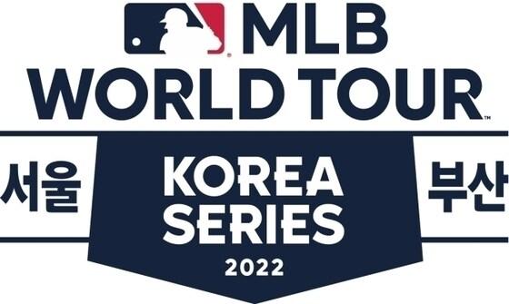 본문 이미지 - 2022 MLB 월드투어 : 코리아시리즈 엠블럼.(NHN링크 제공) 