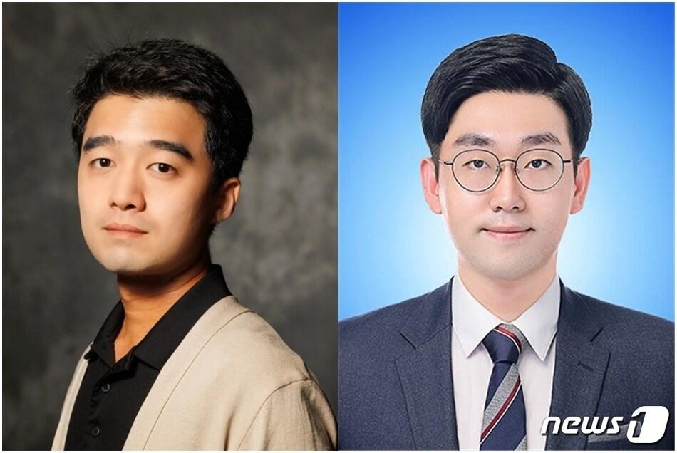 본문 이미지 - 왼쪽부터 정창규 전북대 교수, 손창완 대학원생