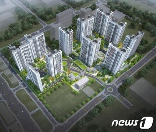 본문 이미지 - 오송읍에 들어설 오피스텔 조감도. / 뉴스1 