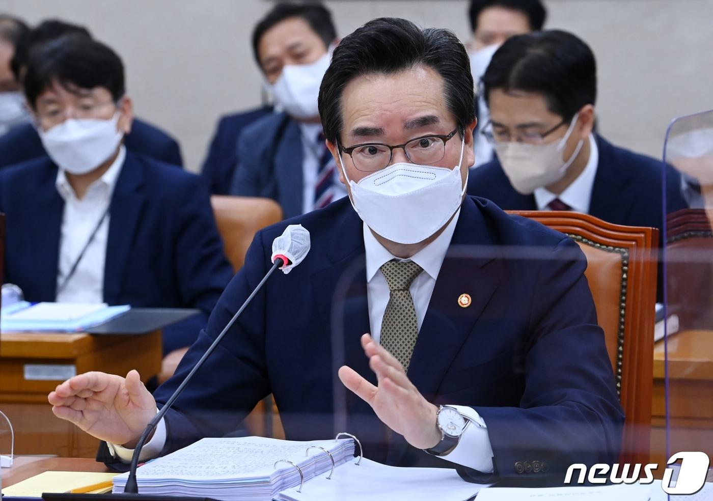 본문 이미지 - 정황근 농림축산식품부 장관. (공동취재) 2022.10.4/뉴스1 ⓒ News1 유승관 기자