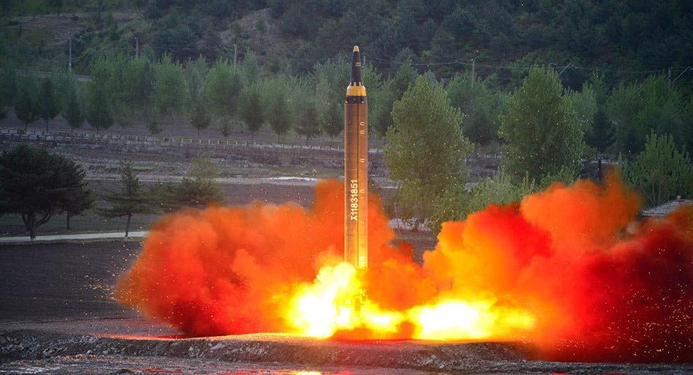 본문 이미지 - 북한 중거리탄도미사일(IRBM) '화성-12형' (미 전략국제문제연구소(CSIS) 미사일방어프로젝트)