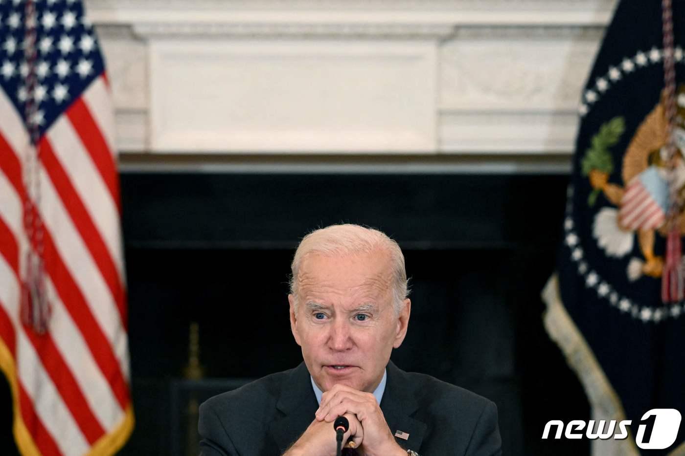 조 바이든 미국 대통령이 4일(현지시간) 백악관에서 연설하는 모습. 2022. 10. 4. ⓒ AFP=뉴스1 ⓒ News1 최서윤 기자
