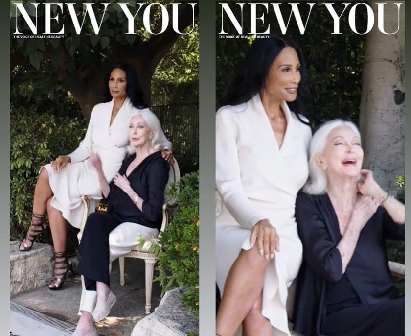 본문 이미지 - 카르멘 델로레피체(오른쪽)와 베벌리 존슨/뉴유 SNS 갈무리