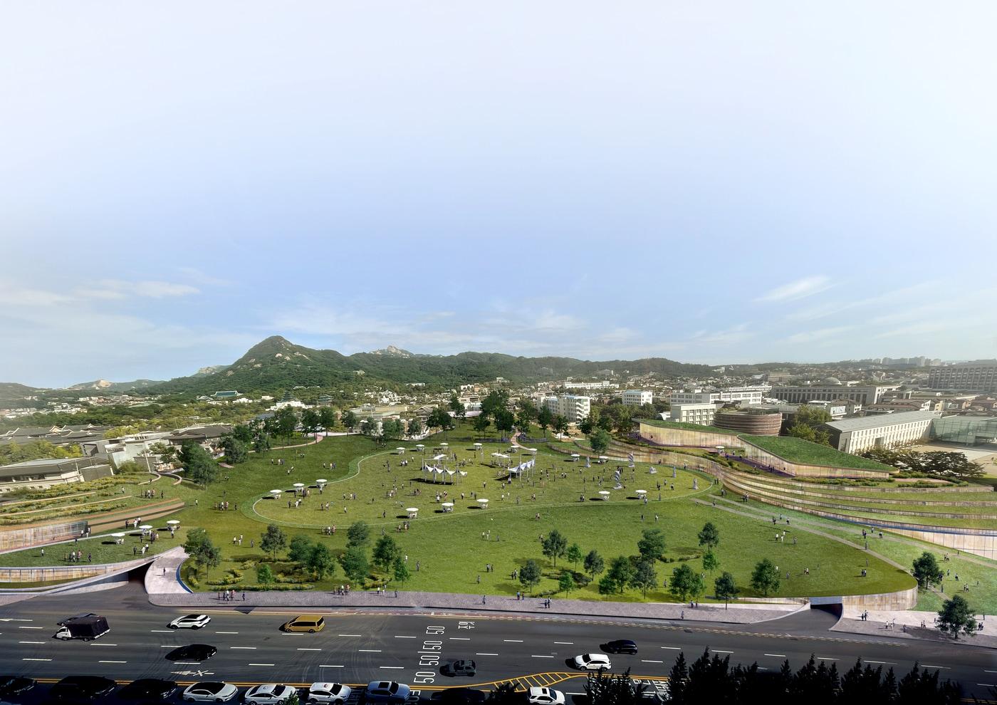 송현동 기본계획 조감도(서울시 제공).