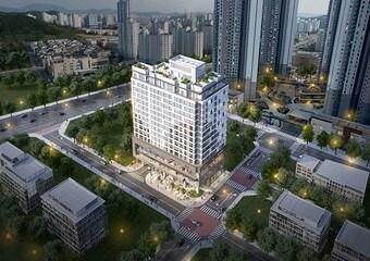 본문 이미지 -  탕정역 한샘바흐하우스 조감도.