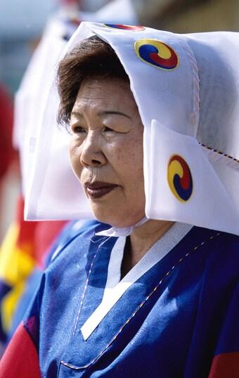 본문 이미지 -  '은산별신제' 황남희 명예보유자가 6일 별세했다. (문화재청 제공) 