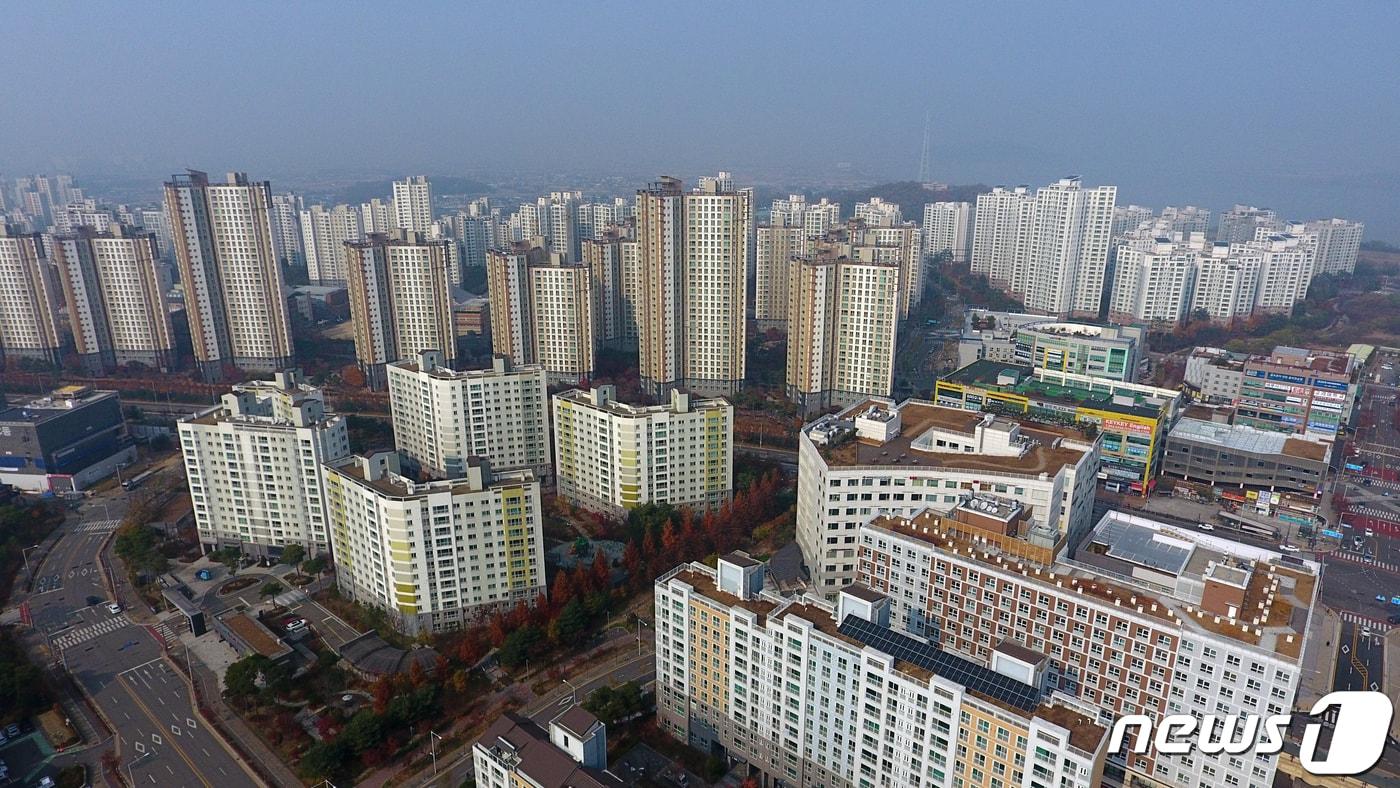 경기 김포시 운양동 아파트단지 모습. &#40;자료사진&#41;/뉴스1 ⓒ News1 정진욱 기자