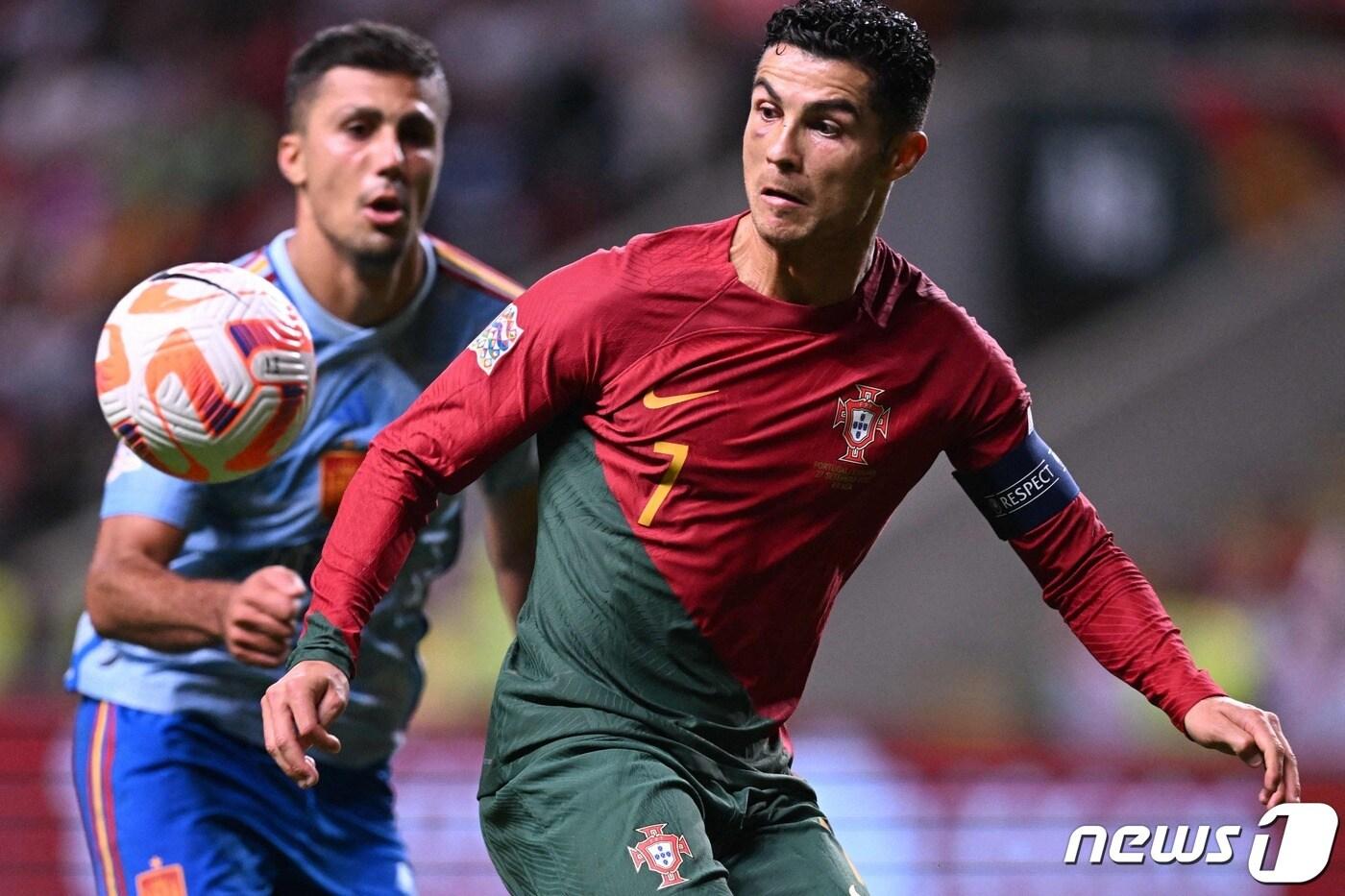 포르투갈의 크리스티아누 호날두. ⓒ AFP=뉴스1