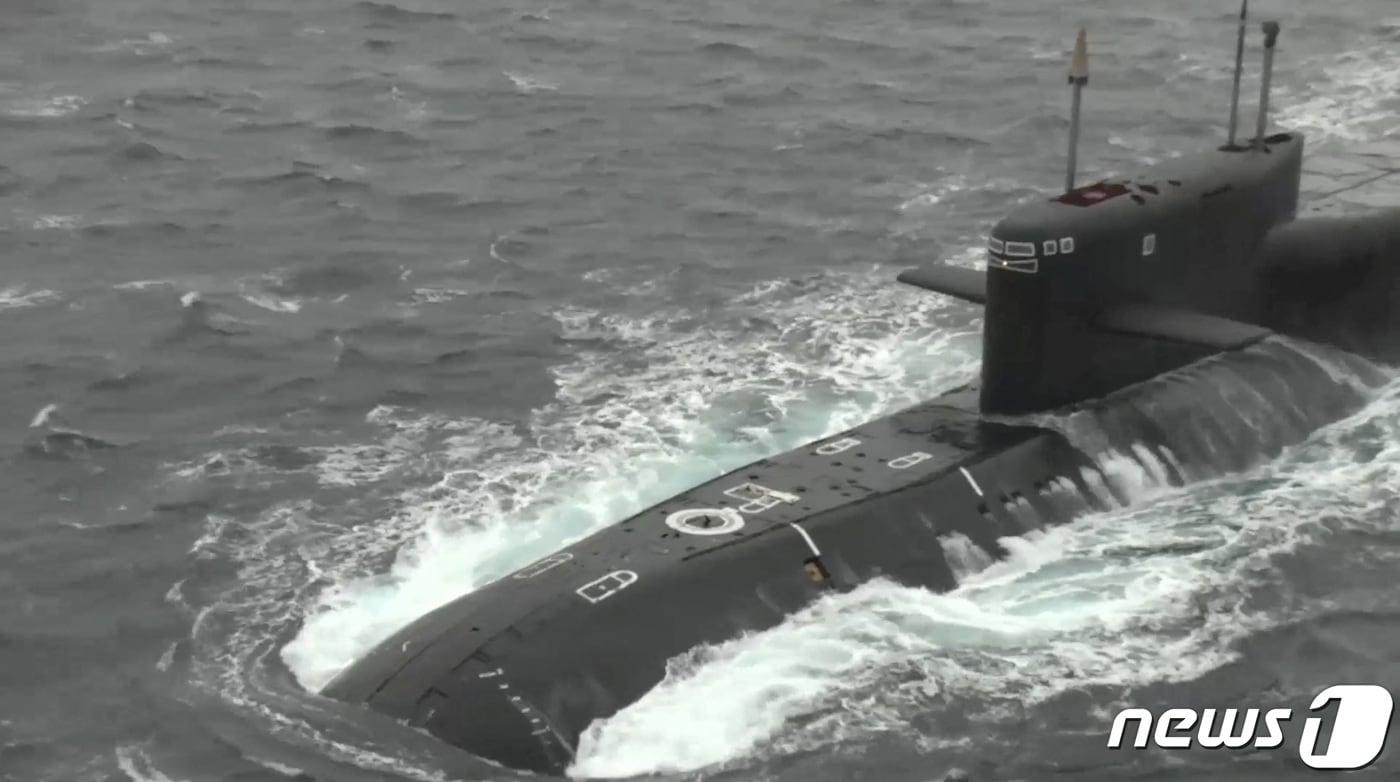 지난 10월 26일 러시아 해군이 공개한 전략 핵추진 탄도미사일 잠수함 툴라&#40;Tula&#41;의 모습. 2022.10.26/뉴스1 ⓒ 로이터=뉴스1 ⓒ News1 김민수 기자