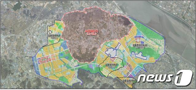 본문 이미지 - '김포한강2 콤팩트시티' 사업대상지 (국토교통부 제공)