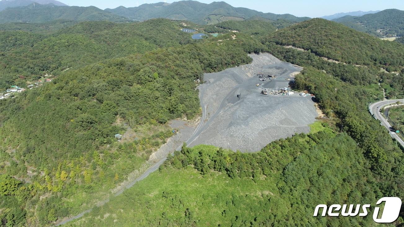 본문 이미지 - 내년말 폐광을 앞두고 있는 화순광업소 전경.&#40;전남도 제공. 재판매 및 DB금지&#41;/뉴스1DB