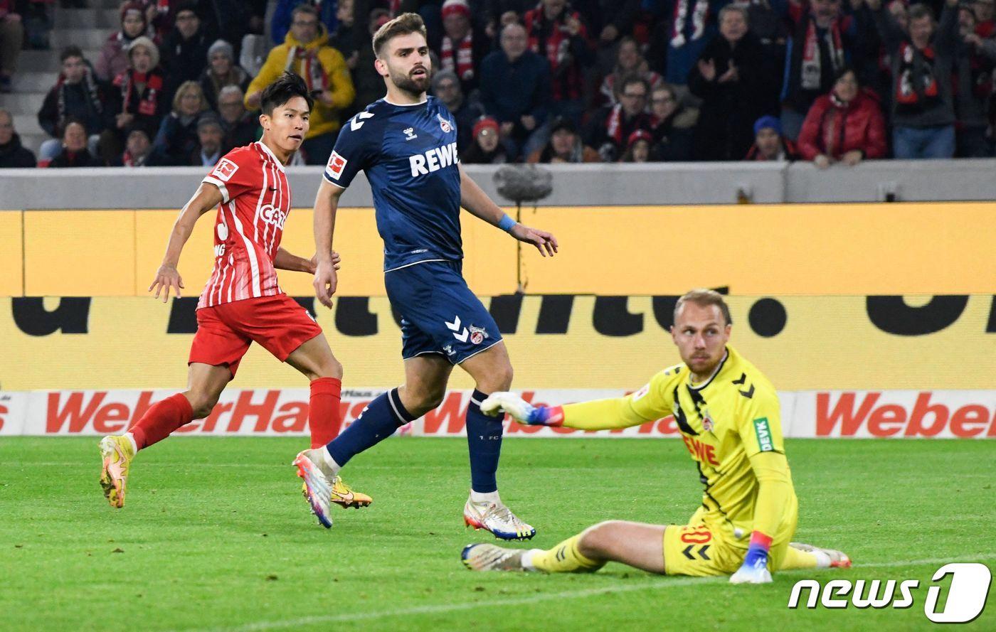 분데스리가 프라이부르크의 정우영. ⓒ AFP=뉴스1