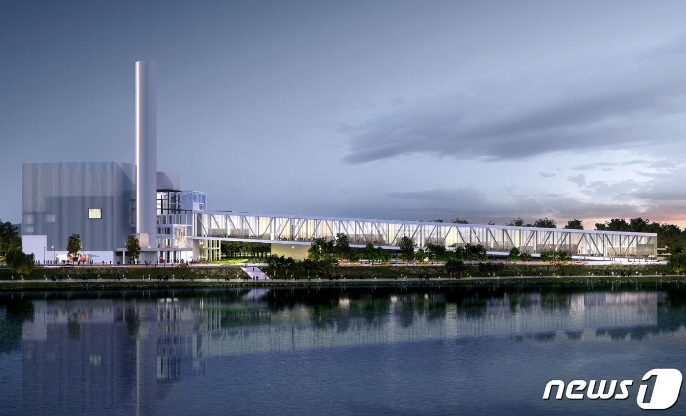 광주 옛 상무소각장에 들어서는 &#39;광주대표도서관&#39; 조감도.&#40;광주시 제공. 재판매 및 DB 금지&#41;