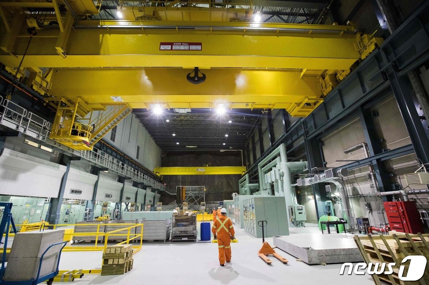 캐나다 퀘벡에 있는 하이드로 퀘벡의 수력 발전소. 2018.10.04 ⓒ AFP=뉴스1 ⓒ News1 김예슬 기자