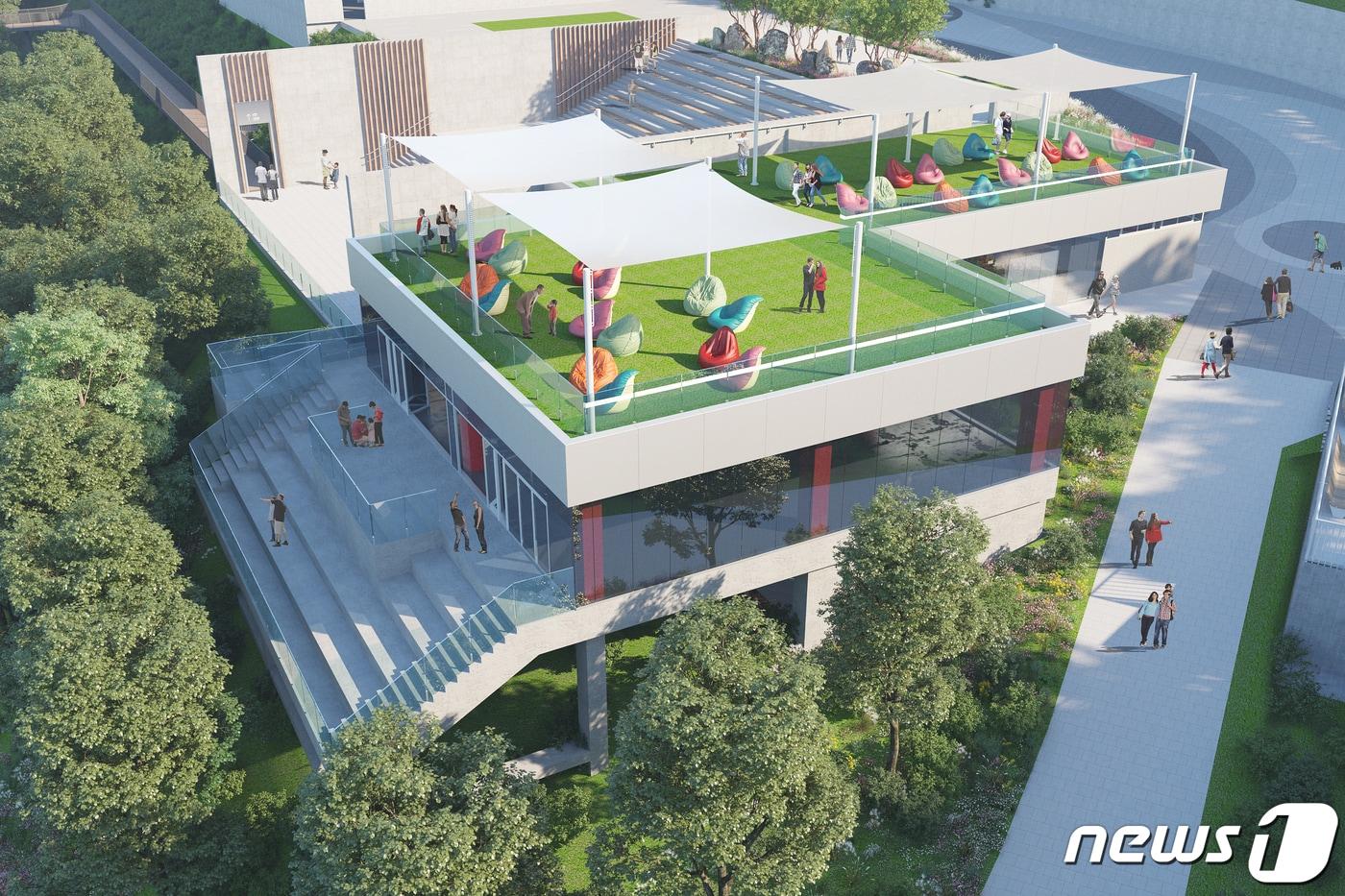 남해대교 웰컴센터 조감도(남해군 제공).