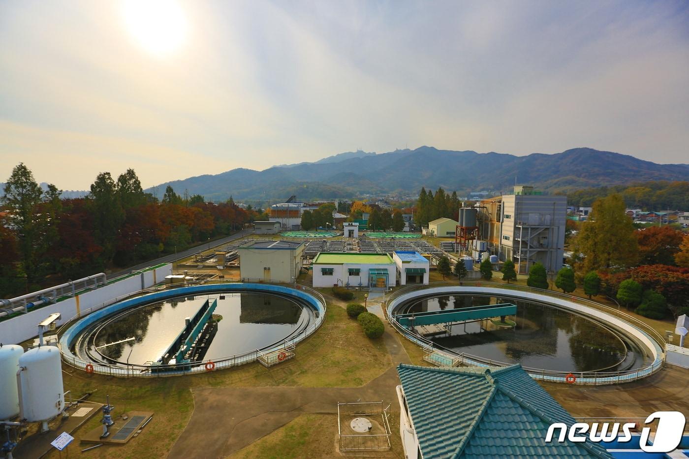 본문 이미지 - 과천 하수처리장 전경.(제공=과천시)ⓒ 뉴스1 