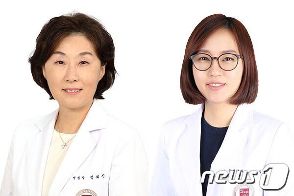 본문 이미지 - 왼쪽부터 정희진 고려대 구로병원 감염내과 교수, 남엘리엘 교수. &#40;고려대 구로병원 제공&#41;