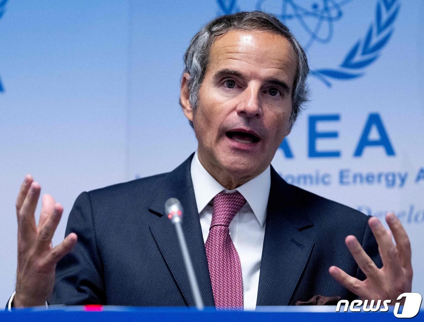 본문 이미지 - 라파엘 그로시 IAEA 사무총장. ⓒ AFP=뉴스1 ⓒ News1 우동명 기자