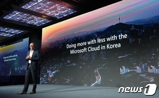 본문 이미지 -  4년 만에 한국을 찾는 사티아 나델라 마이크로소프트(MS) 최고경영자(CEO) 