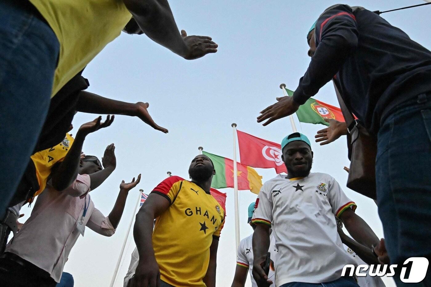 가나 축구대표팀 응원단. ⓒ AFP=뉴스1