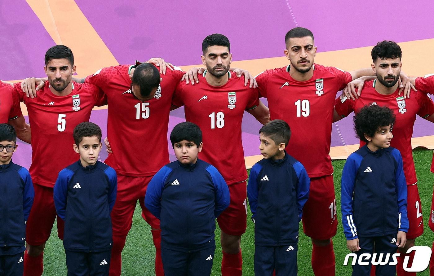 본문 이미지 - 2022년 11월 이란 축구 대표팀.ⓒ 뉴스1 ⓒ 로이터=뉴스1