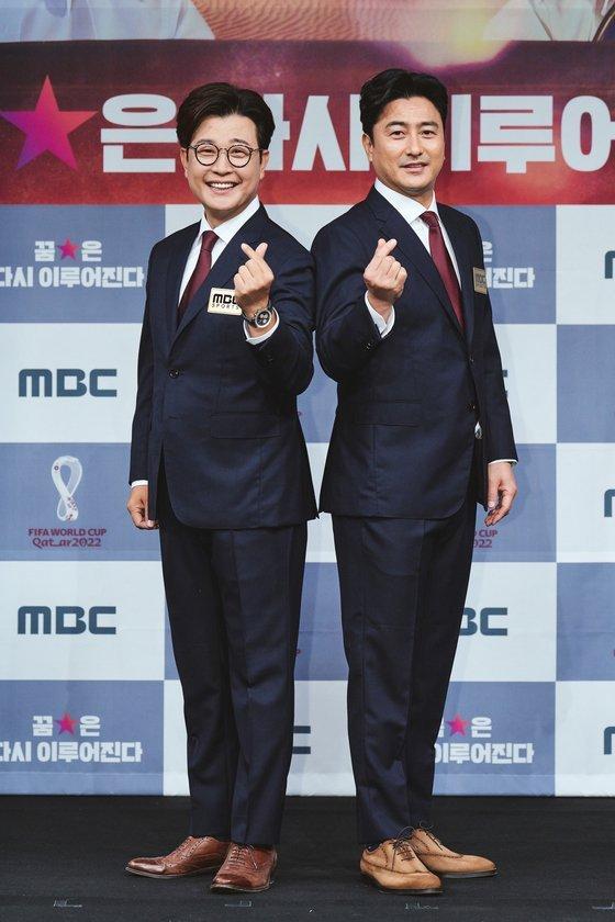 본문 이미지 - 김성주(왼쪽)와 안정환 / 사진제공=MBC