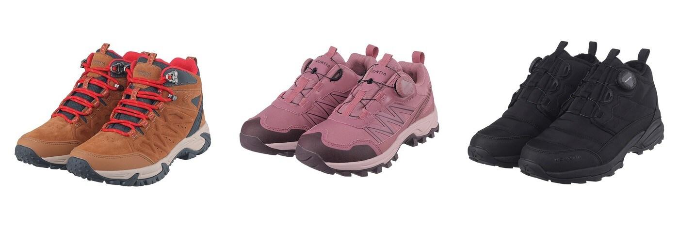 마운티아가 겨울철 아웃도어 활동에 적합한 겨울 신발 3종을 선보였다.(마운티아제공)