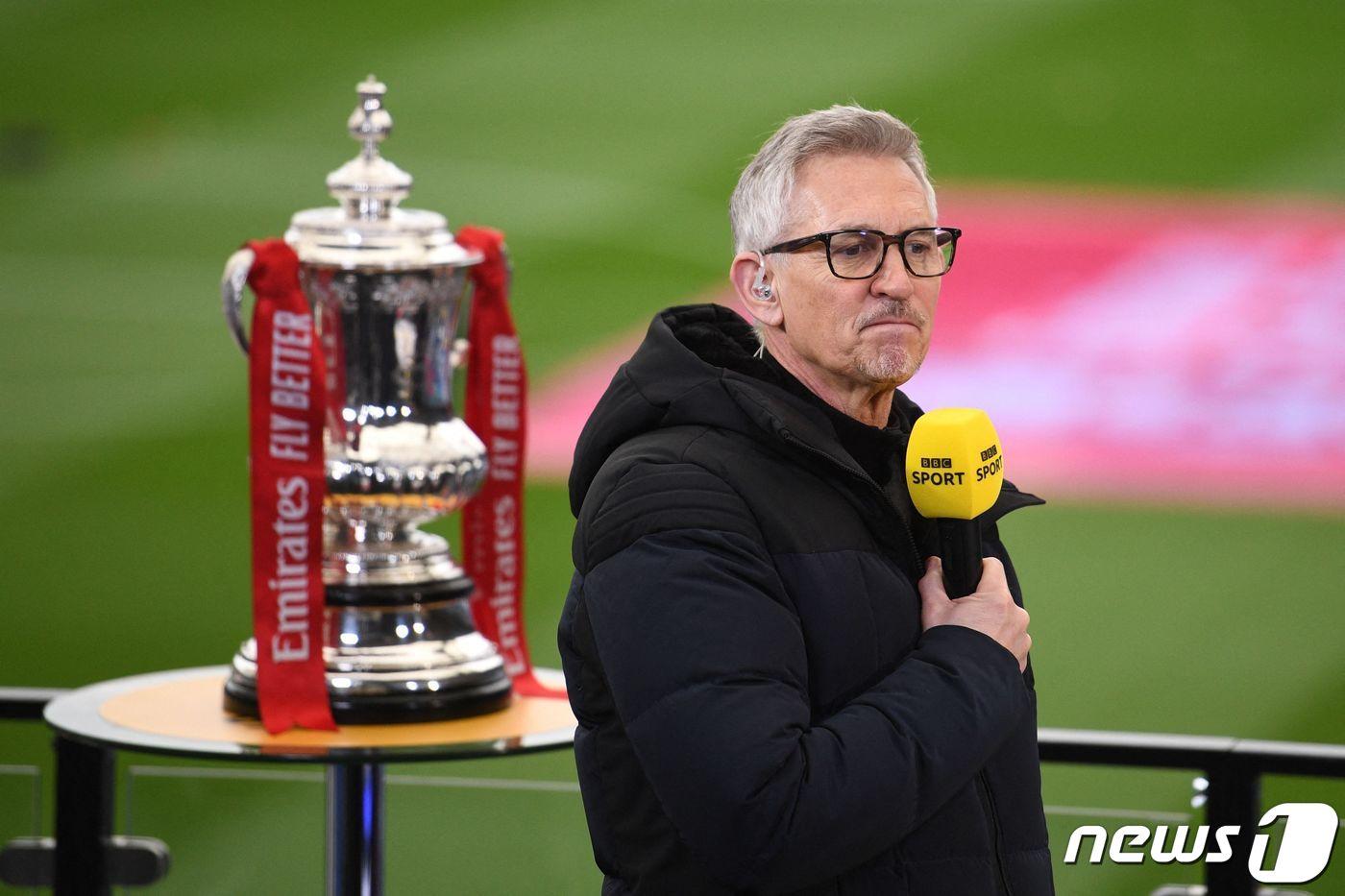 본문 이미지 - 전 축구선수이자 BBC의 축구 해설가로 활약 중인 게리 리네커. ⓒ AFP=뉴스1 ⓒ News1 김예슬 기자