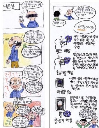 본문 이미지 - '제17회 금융공모전' 시상식에서 최우수상을 받은 서울 성동글로벌경영고등학교 공희정 학생의 작품 중 일부 발췌. (금융감독원 제공)