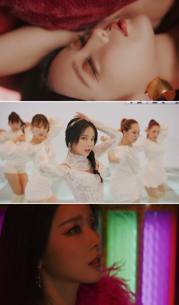 본문 이미지 - 홍진영('걸 인 더 미러' 티저영상 갈무리)