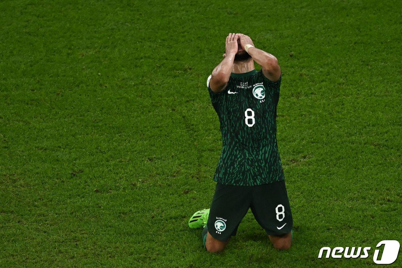 사우디아라비아는 2022 카타르 월드컵 조별리그 2차전에서 폴란드에 0-2로 졌다. ⓒ AFP=뉴스1