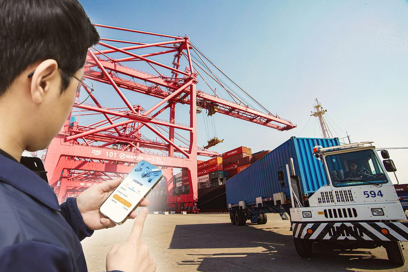 한진 택배/물류 IT 시스템 업그레이드(한진 제공) 