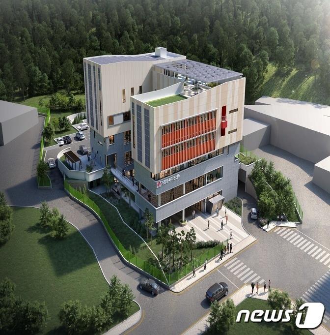 본문 이미지 - 내년 3월 개관 예정인 경남 거제 아주동 가정행복지원센터 조감도.(거제시 제공)