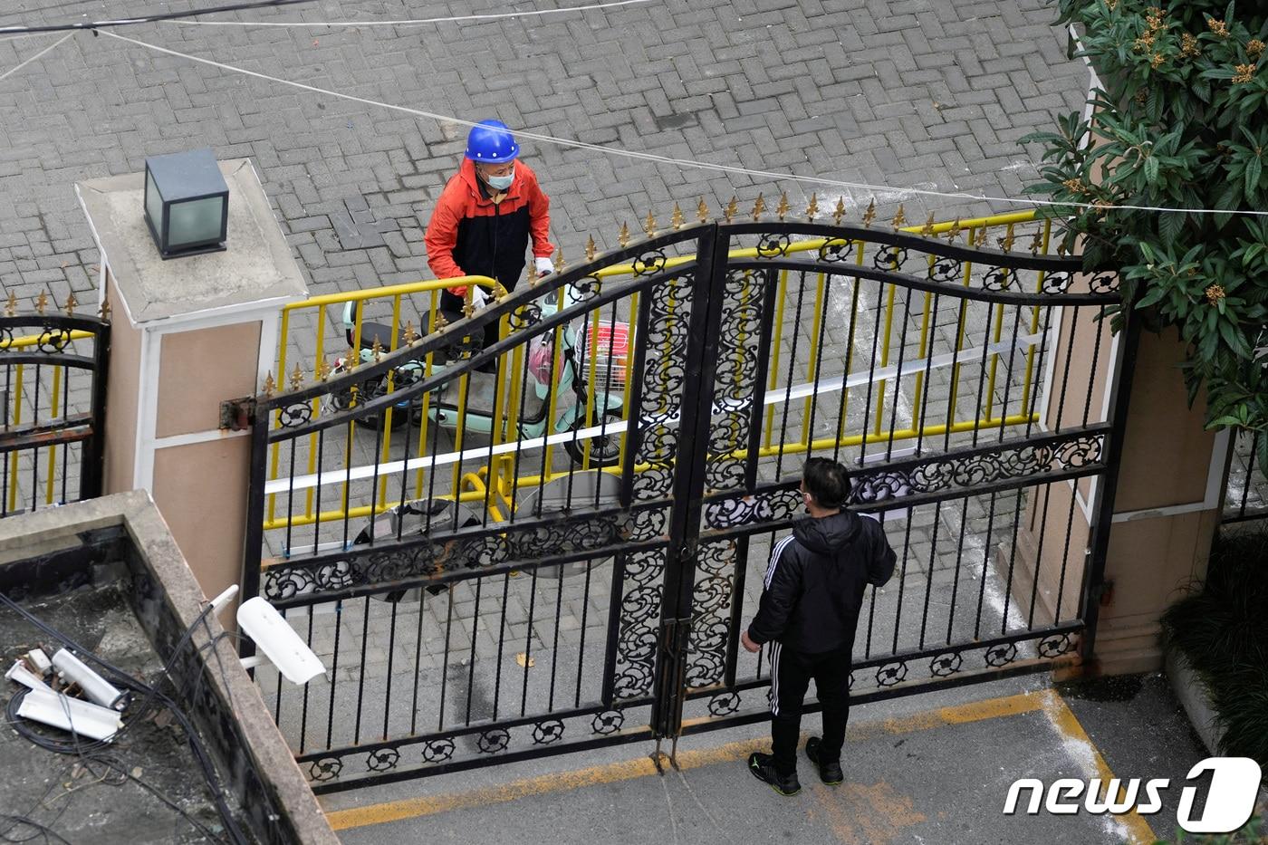 &#39;제로 코로나&#39;가 실시됐던 중국 상하이의 어느 주택가. 2022. 11. 28 ⓒ 로이터=뉴스1 ⓒ News1 최서윤 기자