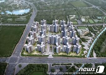 본문 이미지 - 대방건설이 추진하는 충남 내포 디에트르 조감도.(대방건설 제공)/뉴스1