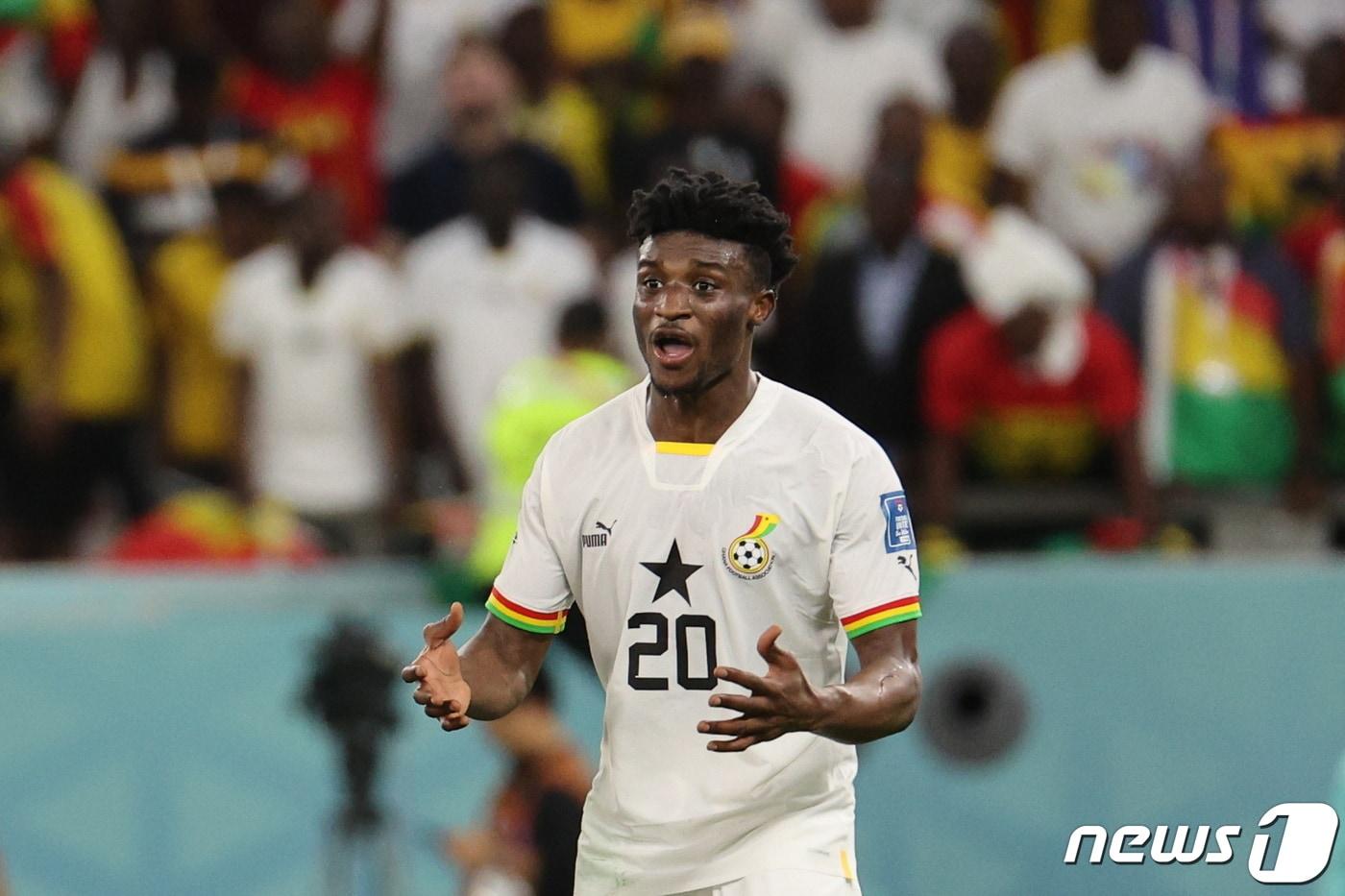 카타르 월드컵에서 한국 상대로 2골을 넣은  모하메드 쿠두스가 토트넘에 입단했다. ⓒ News1 이광호 기자