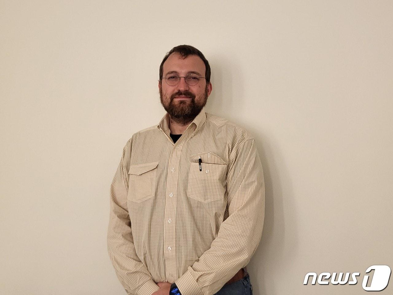 본문 이미지 - 찰스 호스킨슨 카르다노(에이다) 창시자. 사진=박현영 기자