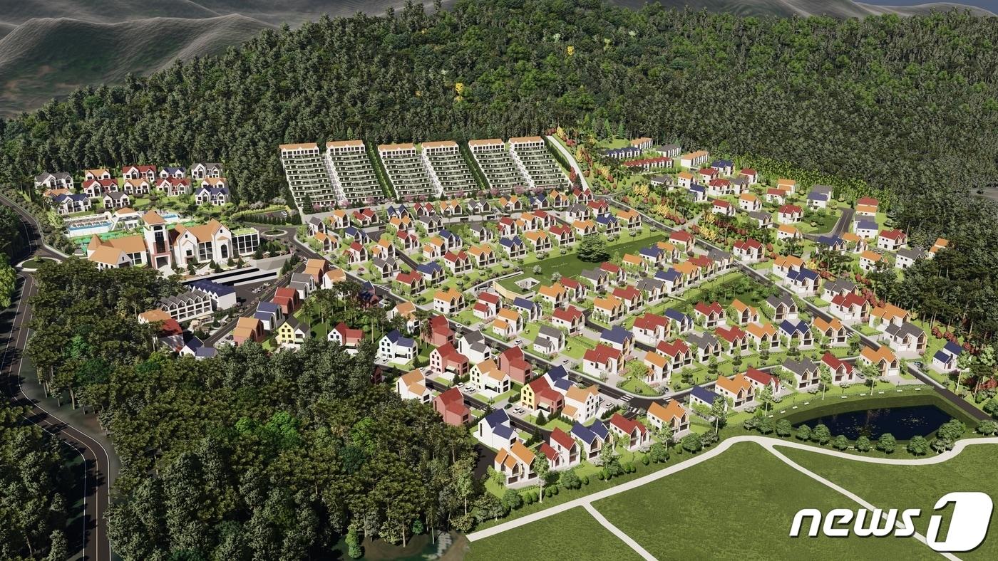 담양 대덕면에 들어서는 '이스트라움 매산' 조감도. ⓒ News1