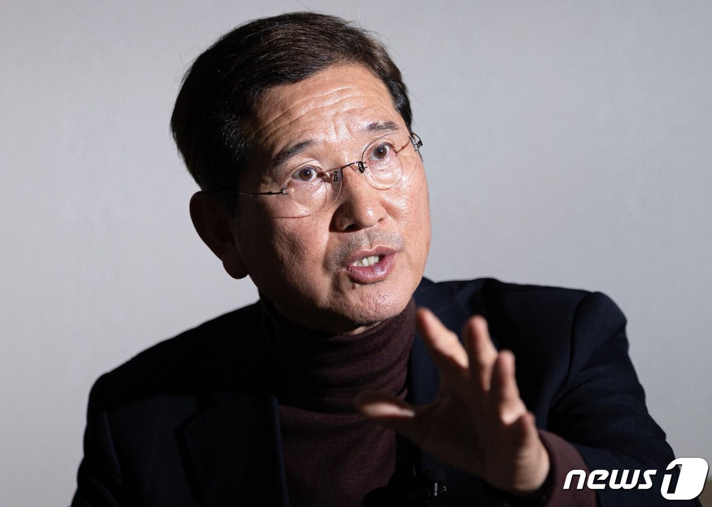 본문 이미지 - 김학용 국민의힘 의원이 4일 오후 서울 여의도 국회 의원회관에서 뉴스1과 인터뷰를 하고 있다. 2022.11.4/뉴스1 ⓒ News1 이재명 기자