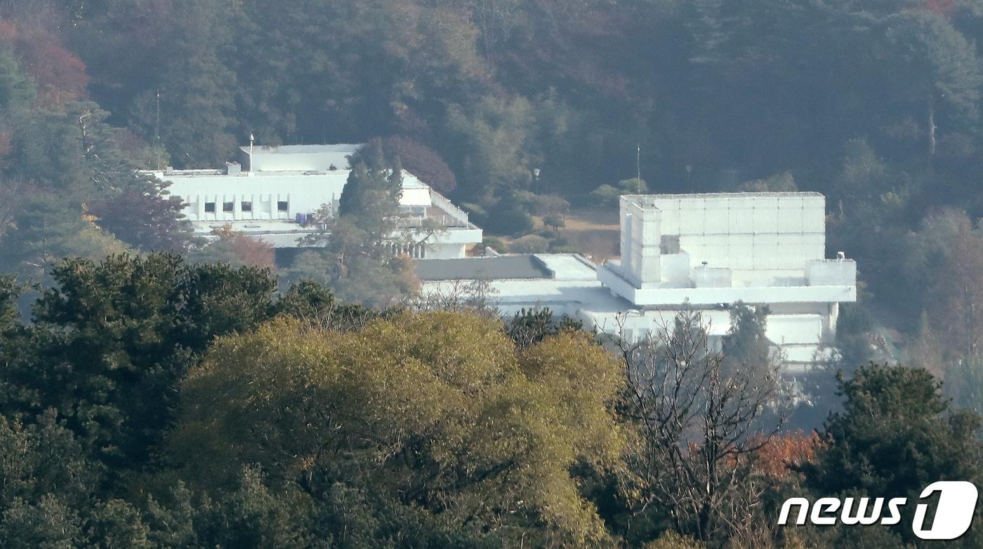 서울 용산구 한남동 대통령 관저(옛 외교부 장관 공관). 2022.11.7/뉴스1 ⓒ News1 장수영 기자