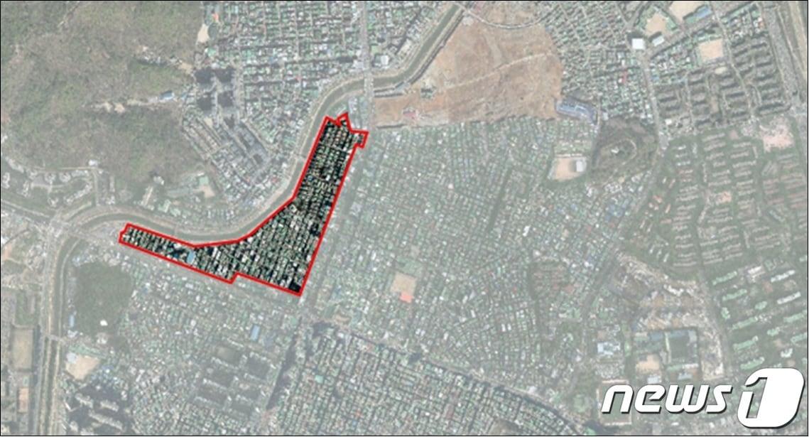 본문 이미지 - 광명3구역 공공재개발 사업 후보지.(광명시 제공)