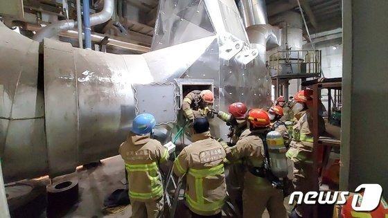 본문 이미지 - 사고 현장 모습.(경기도소방재난본부 제공)
