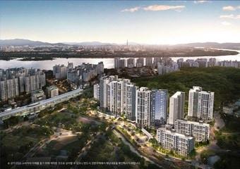 본문 이미지 -  도심역 한양수자인 리버파인 조감도. /한양 제공