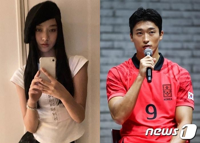 본문 이미지 - 지민주(인스타그램 갈무리),조규성ⓒ 뉴스1