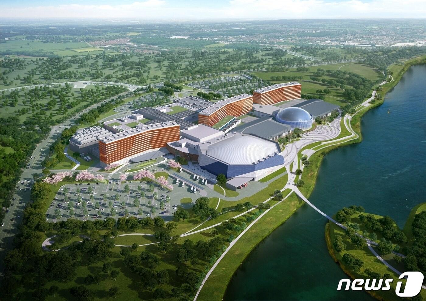 2023년 4분기 인천 영종도에 건립될 모히건 인스파이어 리조트 조감도 / 뉴스1