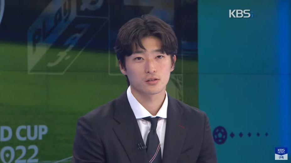 본문 이미지 - 10일 오후 조규성(24·전북)이 KBS를 찾아 뉴스석에서 단독 인터뷰를 진행했다. (KBS 갈무리)